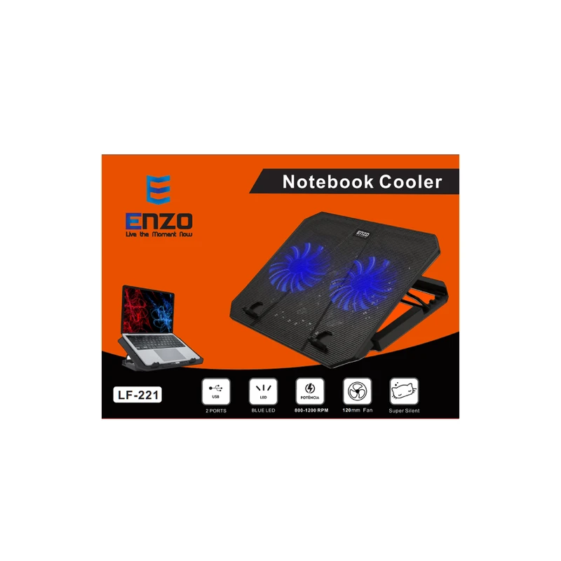 جعبه خنک کننده لپ تاپ مدل LF221 از برند انزو (enzo)